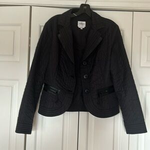 Armany C stylish warm quilted blazer water proof three zipped pockets like new